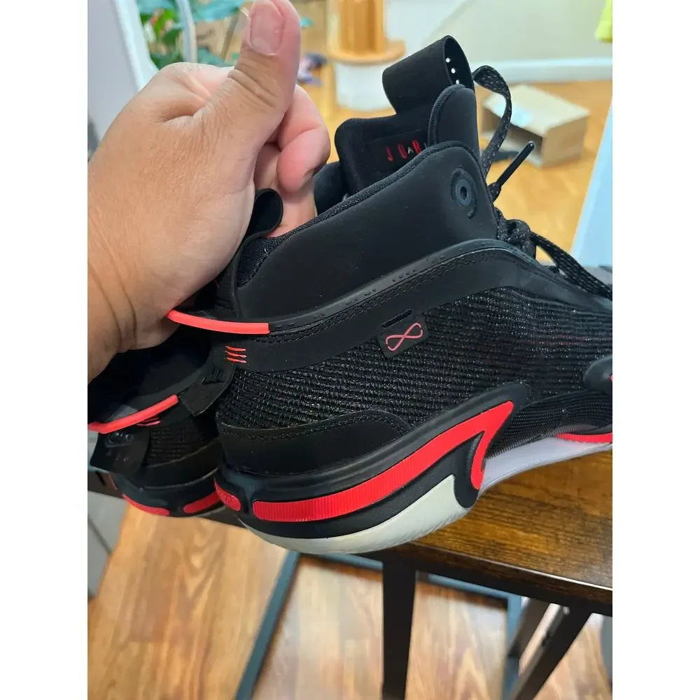 Nike Jordan 36 Black Infrared Basketball Sneakers Size M11 / W12.5 CZ2650 001